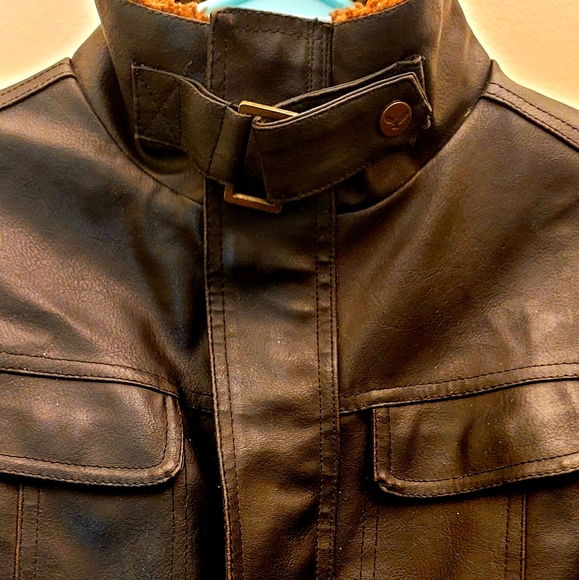 Leather Motorcycle Jacket - Picture 1 of 10